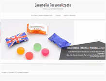 Tablet Screenshot of caramelle-personalizzate.net